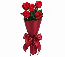 Букет 5 Красных роз Эдлесс Лав в Спасском Приморского края