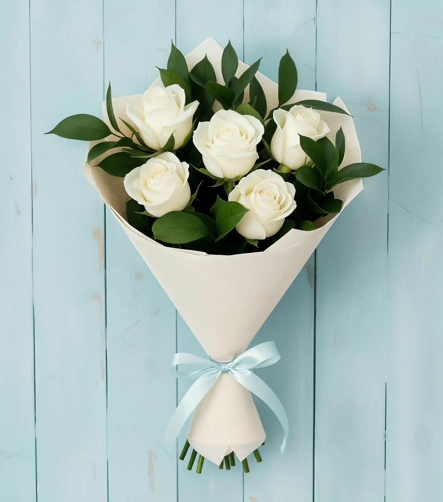 Букет цветов из: Розы в Спасском Приморского края