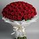 Букет 101 Красная роза Блэк Мэджик в Спасском Приморского края