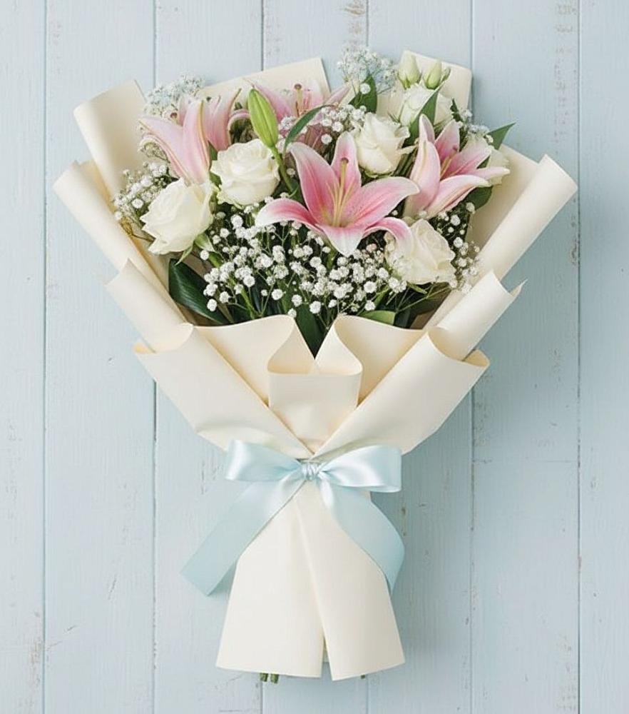 Букет цветов из: Лилии в Спасском Приморского края