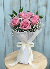 Букет цветов из:  Розы в Спасском Приморского края