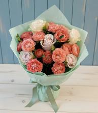 Букет цветов из:  Розы в Спасском Приморского края