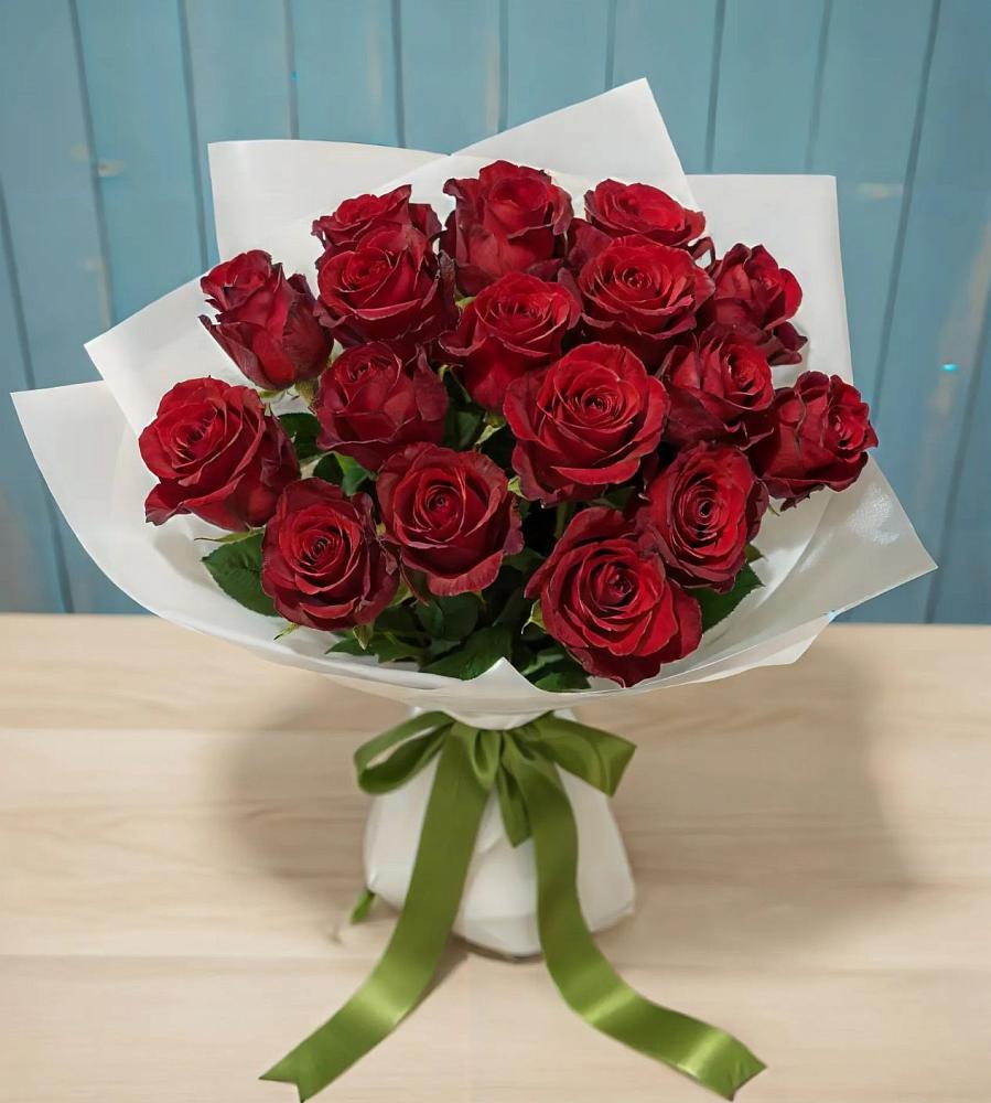 Букет Красные розы в Спасском Приморского края