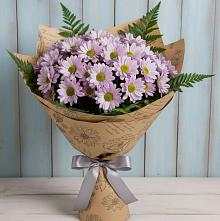 Букет цветов из:  Хризантемы в Спасском Приморского края