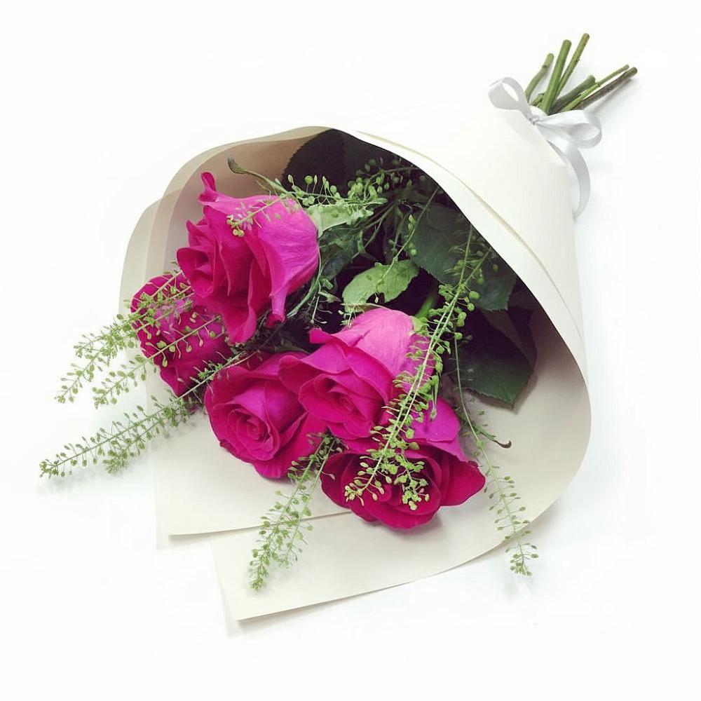 Букет цветов из: Розы в Спасском Приморского края