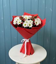 Букет цветов из:  Хризантемы в Спасском Приморского края