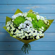 Букет цветов из:  Хризантемы в Спасском Приморского края