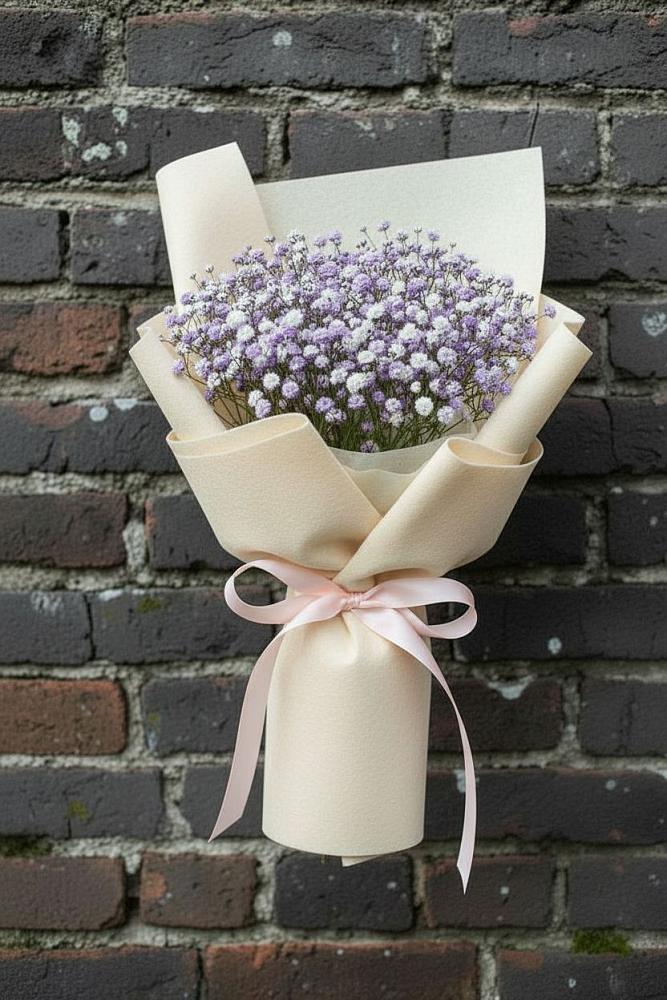 Букет цветов из: Гипсофила в Спасском Приморского края