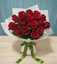 Букет Красные розы в Спасском Приморского края