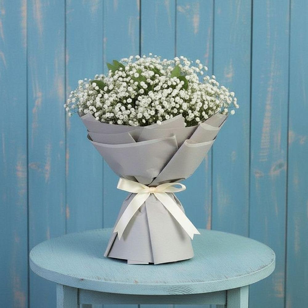 Букет цветов из: Гипсофила в Спасском Приморского края