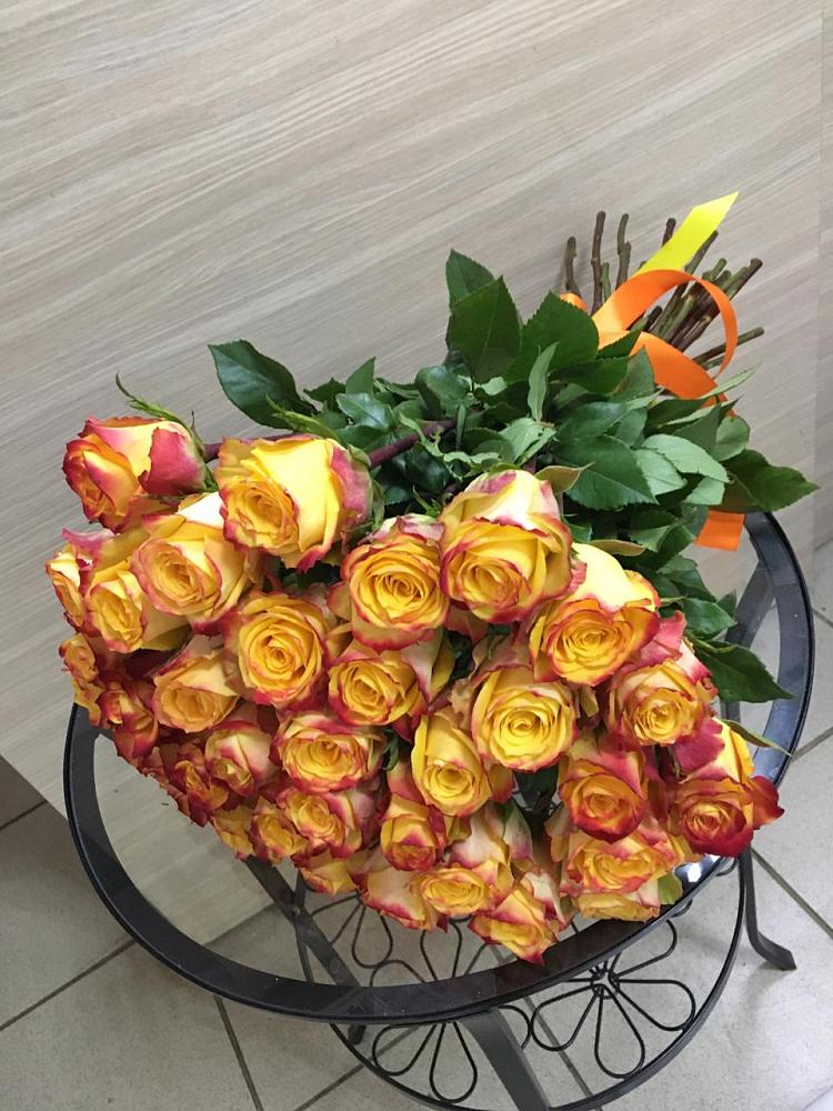 Букет Желтые розы в Спасском Приморского края