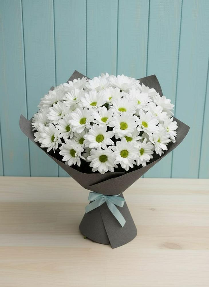 Букет цветов из: Хризантемы в Спасском Приморского края