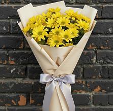 Букет цветов из:  Хризантемы в Спасском Приморского края