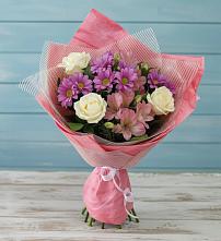 Букет цветов из:  Герберы #REPLACE_PRED# Спасском Приморского края