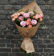 Букет цветов из:  Розы #REPLACE_PRED# Спасском Приморского края