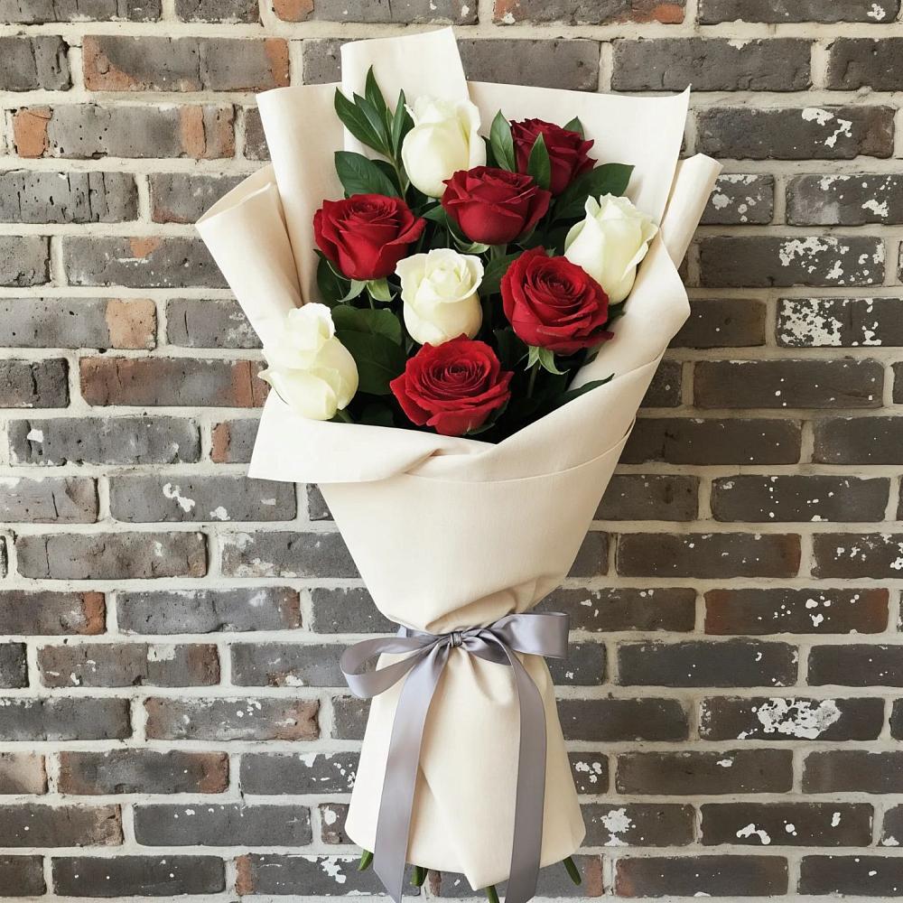 Букет цветов из: Розы в Спасском Приморского края