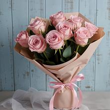 Букет цветов из:  Розы в Спасском Приморского края