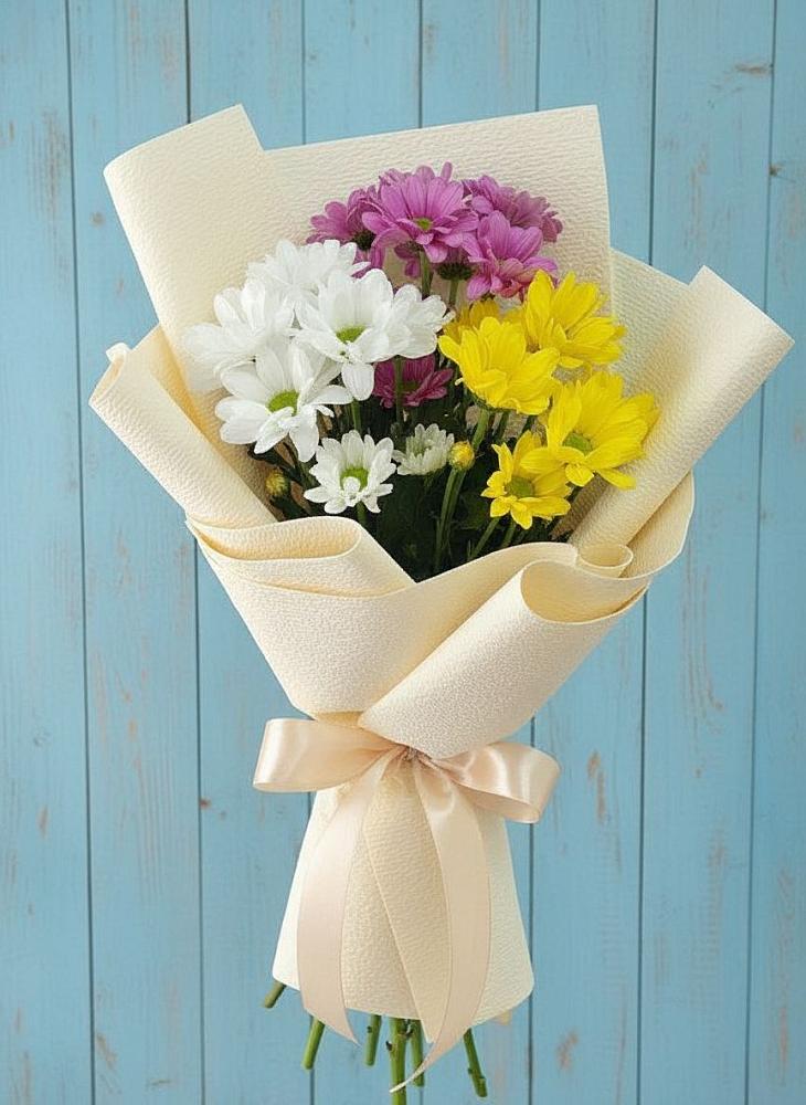 Букет цветов из: Хризантемы в Спасском Приморского края