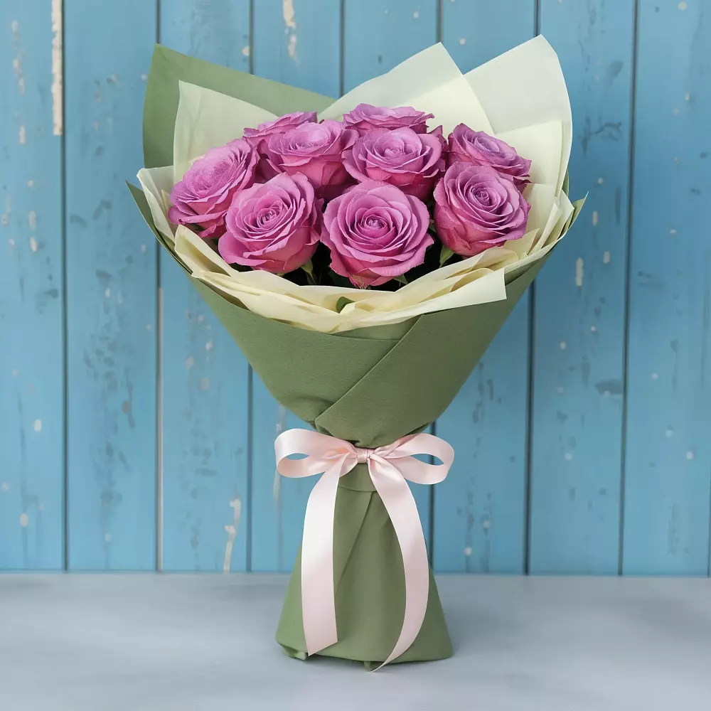 Букет Розы Фёрст Леди в Спасском Приморского края