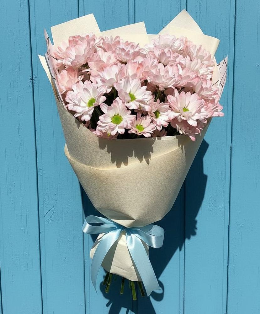 Букет цветов из: Хризантемы в Спасском Приморского края