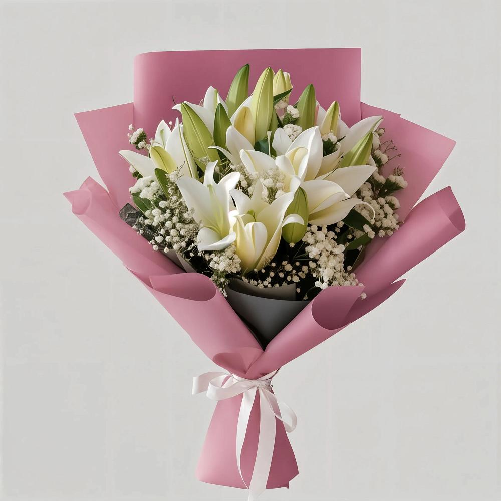 Букет цветов из: Лилии в Спасском Приморского края