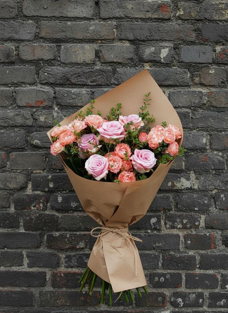 Букет цветов из: Розы в Спасском Приморского края