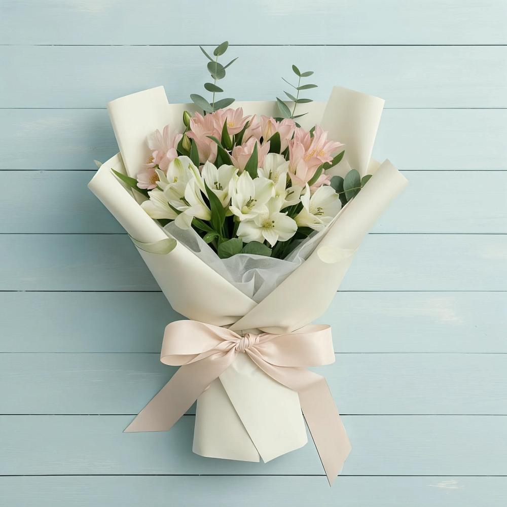 Букет цветов из: Альстромерии в Спасском Приморского края