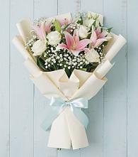Букет цветов из:  Лилии в Спасском Приморского края
