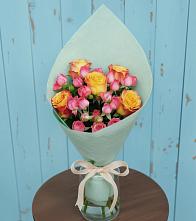 Букет цветов из:  Розы #REPLACE_PRED# Спасском Приморского края